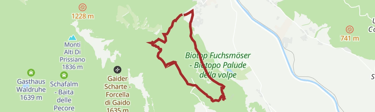 Route map: Escursione Andriano-Castel Hocheppan-Perdonico